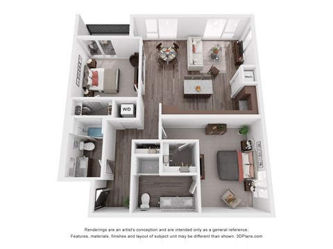 C6 Floor Plan at Maven on Broadway, Rochester, MN, 55904